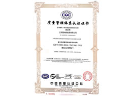 ISO 证书中文版